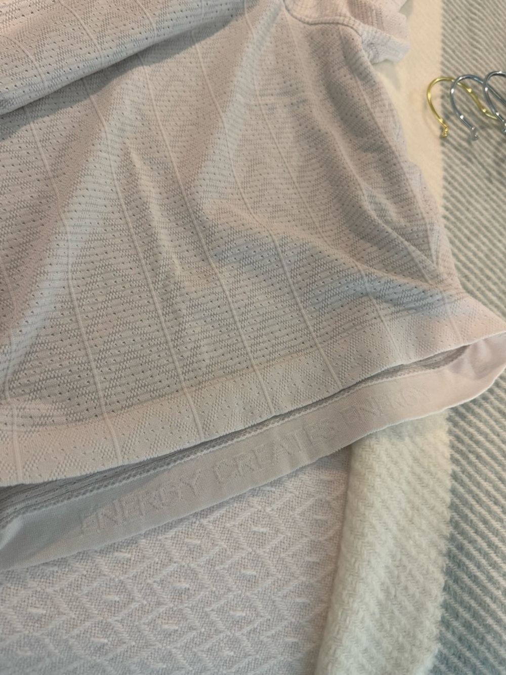 Lululemon Swiftly Pointelle Cropped Short-Sleeve Shirt - Picture 6 of 7